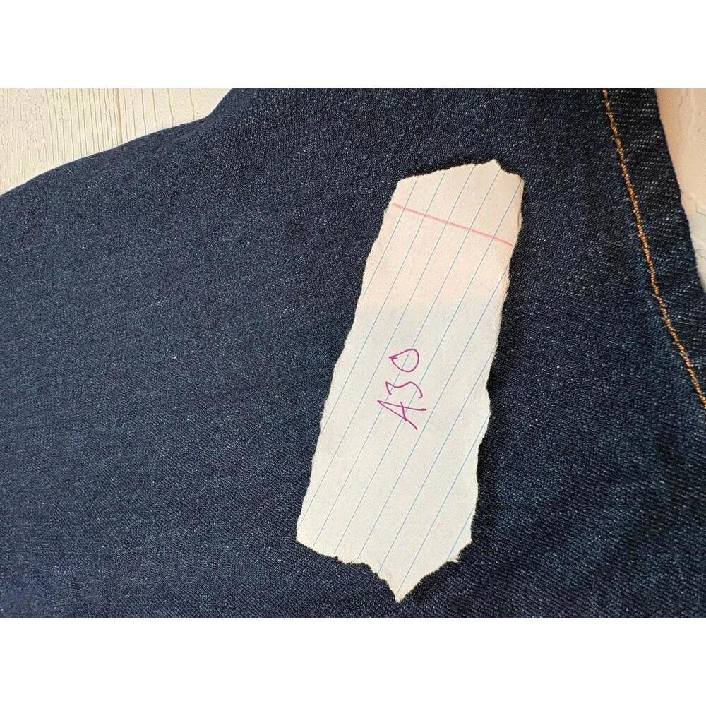 NWT Loft Long Blue Denim Jean Skirt Back Slit Size Petite 8 (A30) - Picture 6 of 6